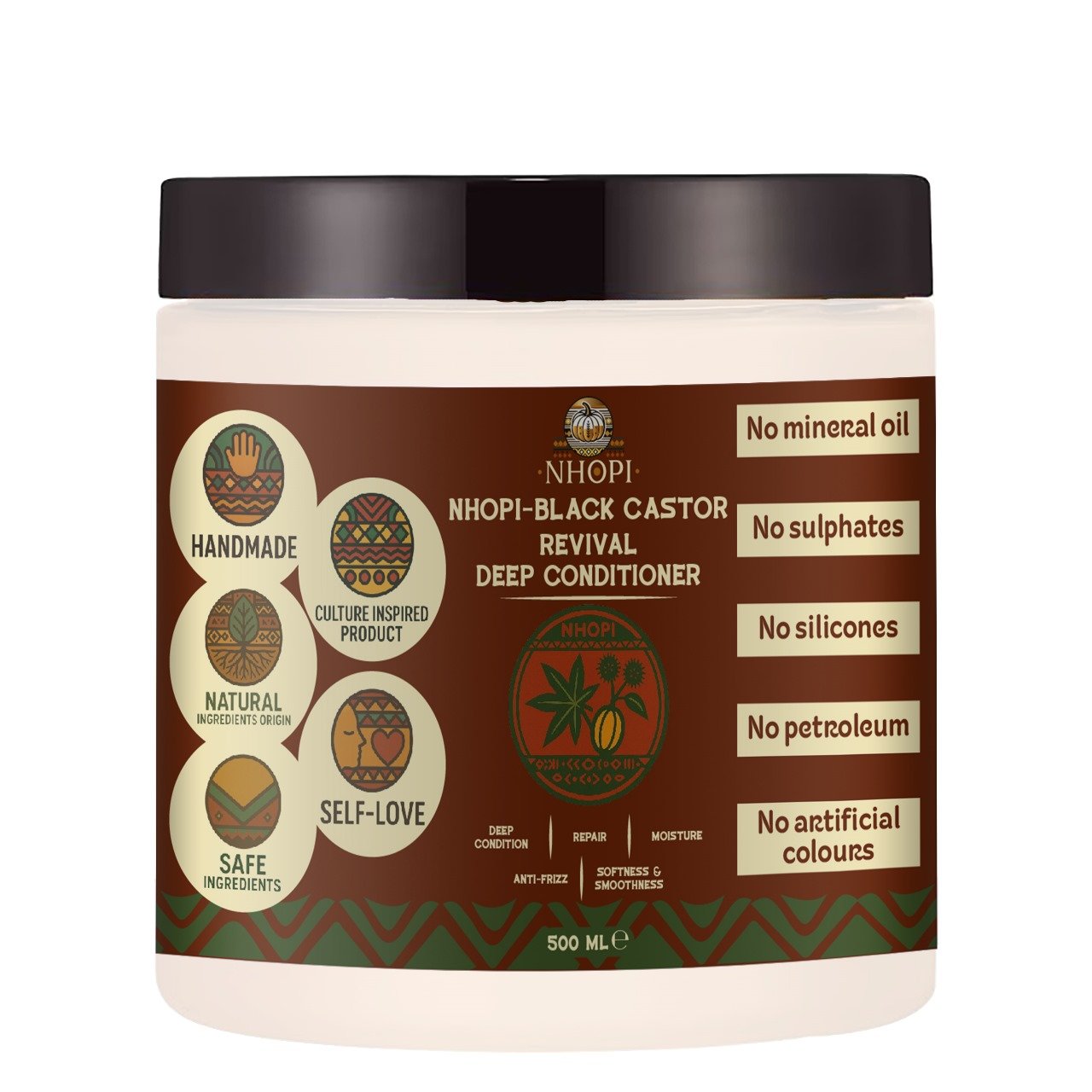 NHOPI-BLACK CASTOR Revival Deep Conditioner